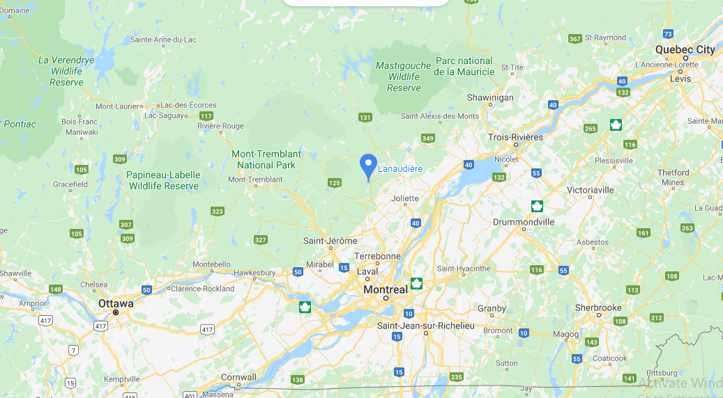 Lanaudière-map