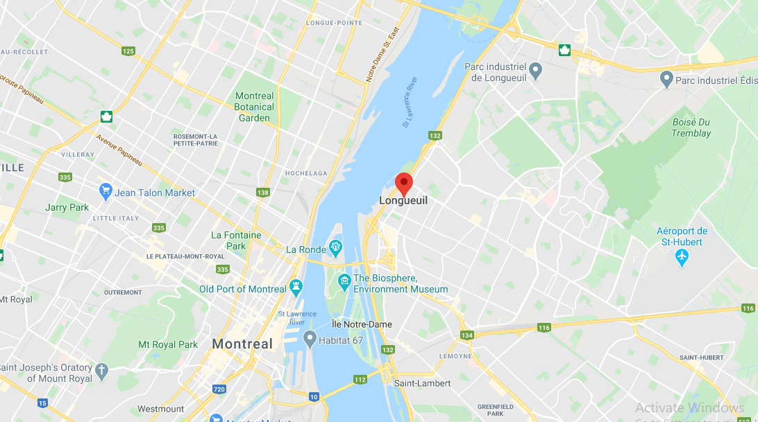 Longueuil-map